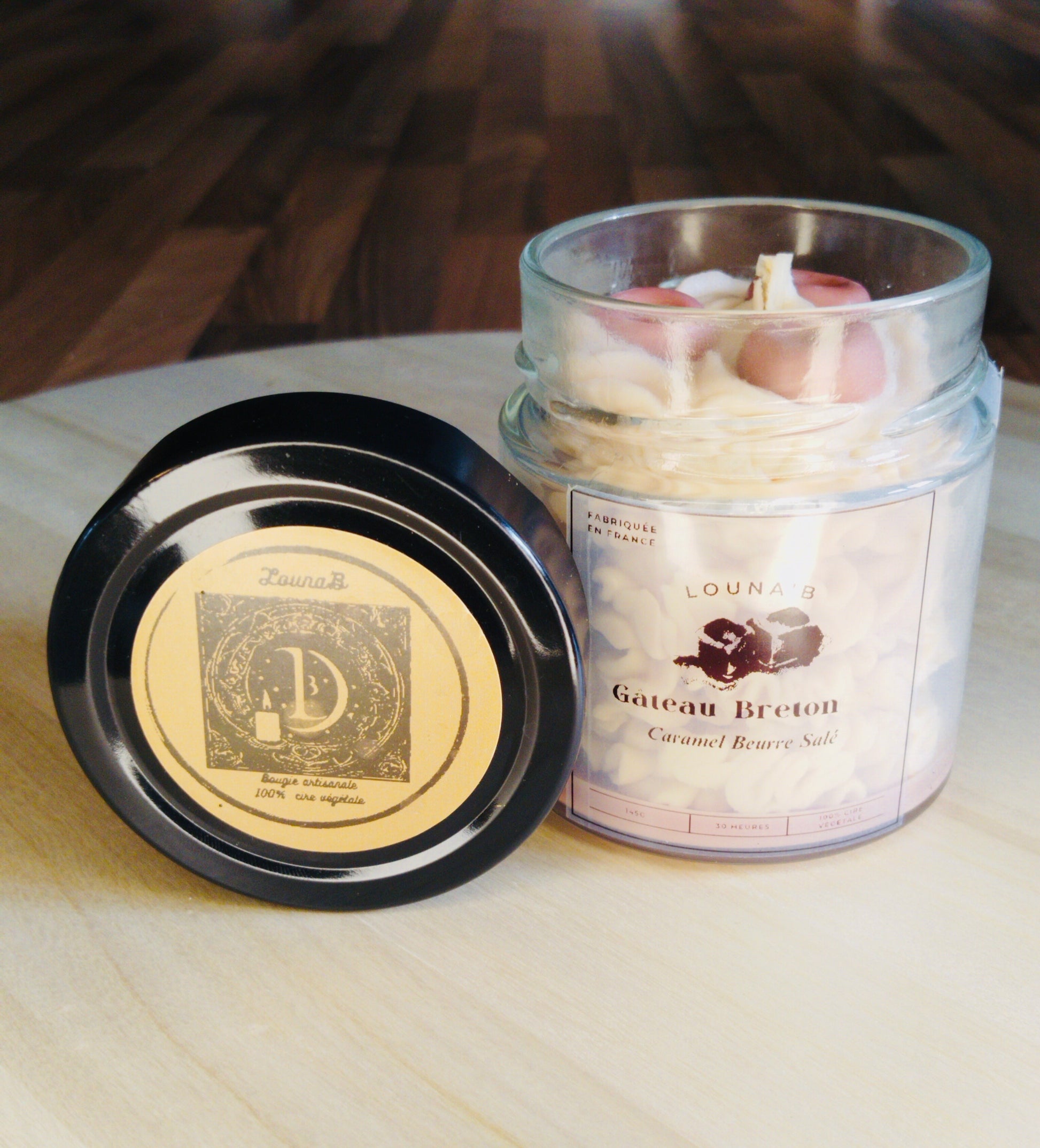 Bougie Gourmande Gâteau Breton Caramel beurre salé 🍬🧈✨
