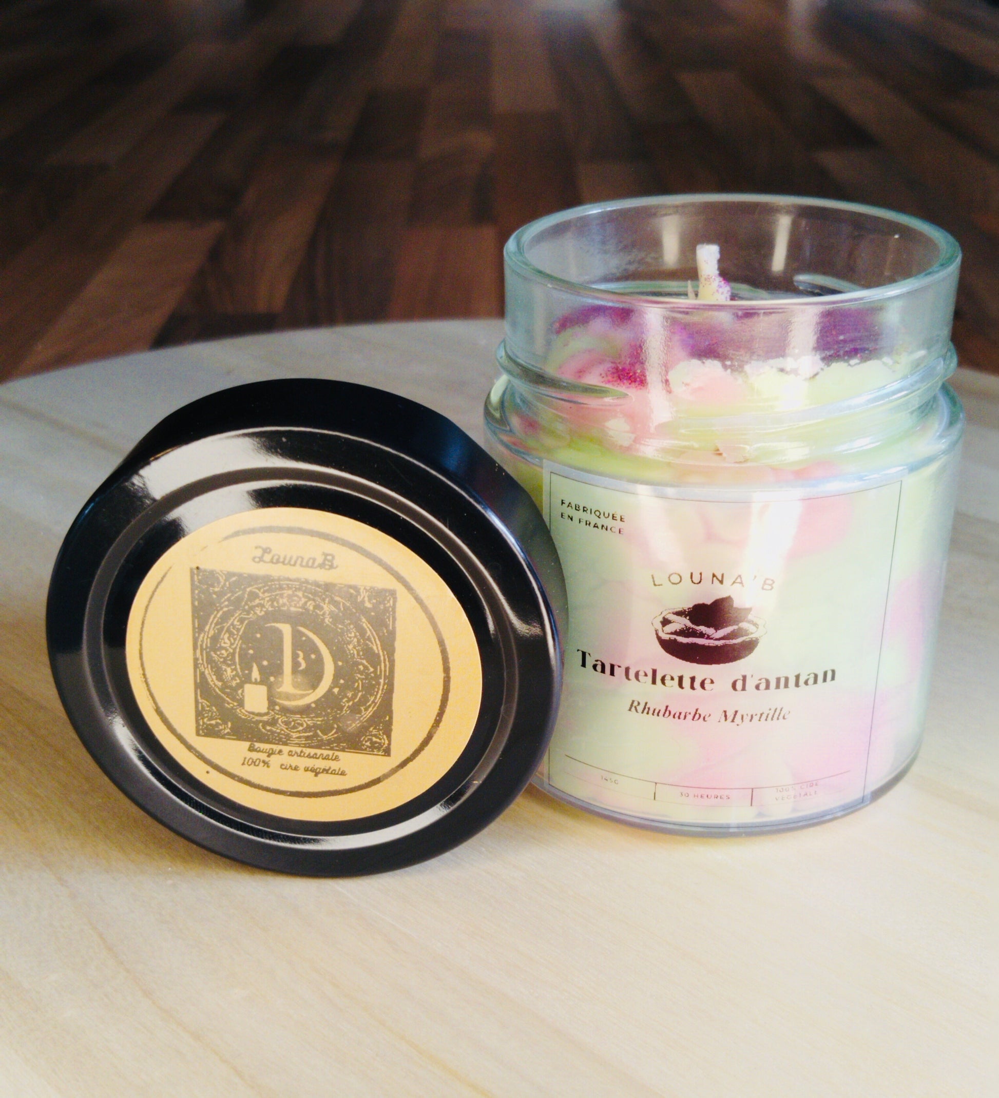 Bougie Gourmande Tartelette d’Antan Rhubarbe Myrtille 🫐✨