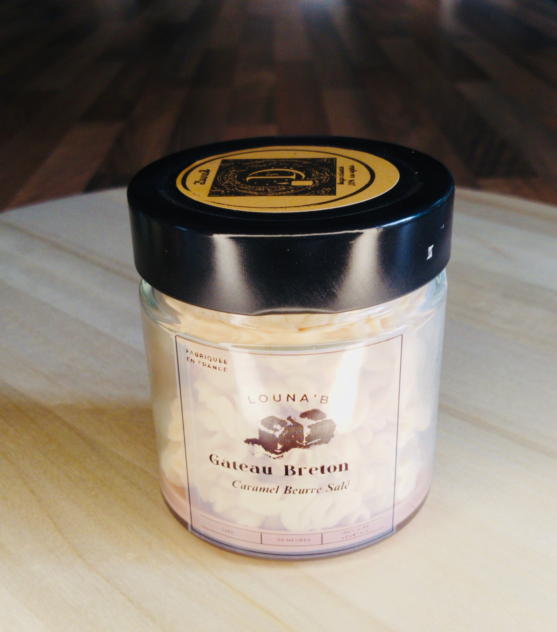 Bougie Gourmande Gâteau Breton Caramel beurre salé 🍬🧈✨