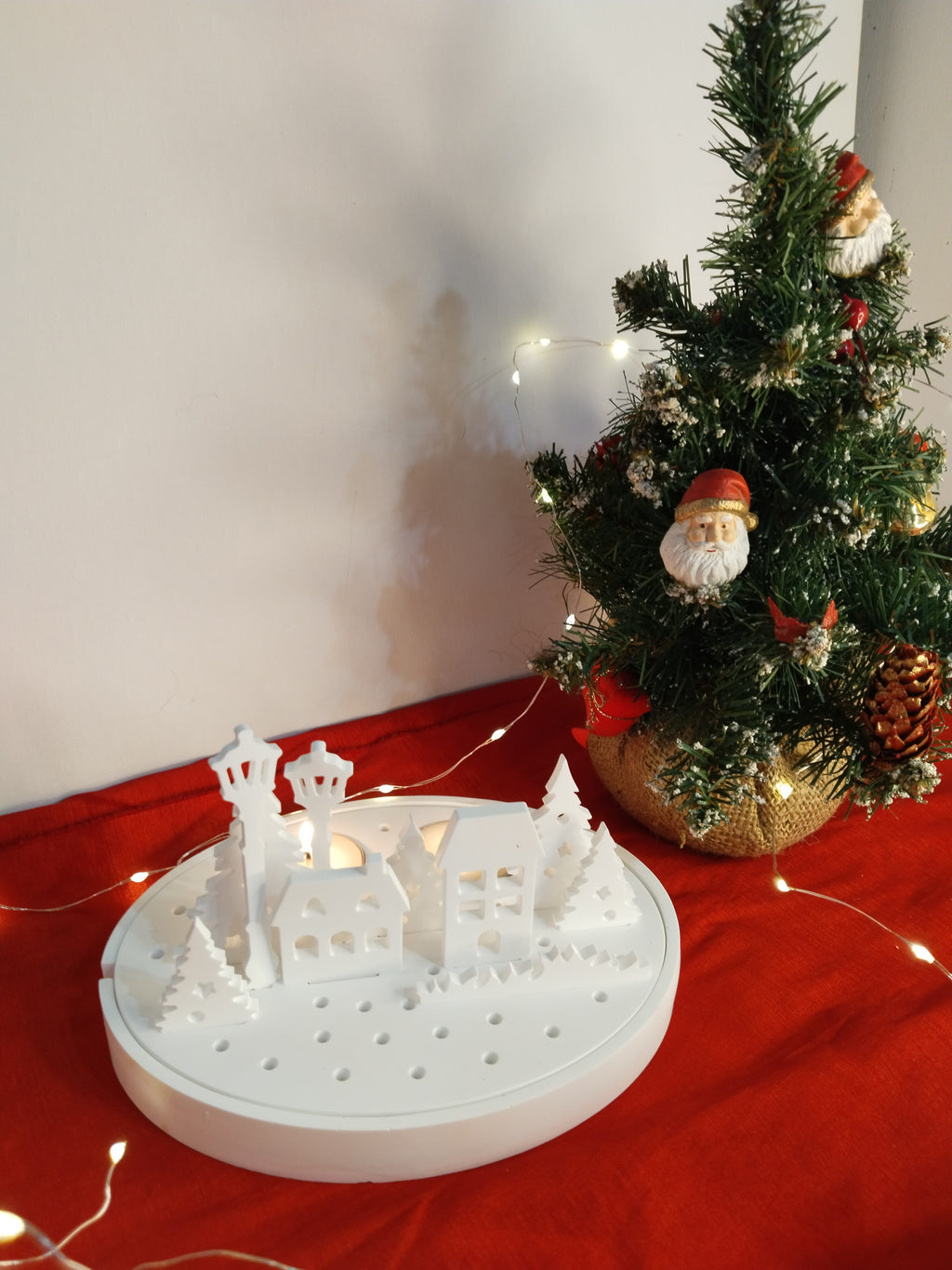 Bougeoir Village de Noël Ovale 🎄✨